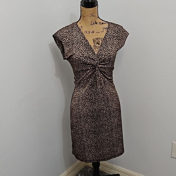 PerSeption jaguar print dress size Small - Picture 1 of 9
